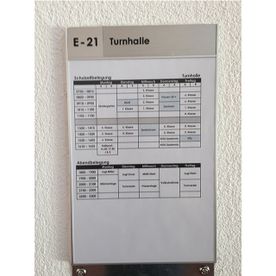 Turnhalle Aufteilungsplan