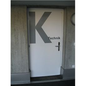 Technikraum Beschriftung