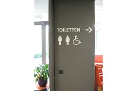 ScriptDesign Staubli Toilettenbeschriftung