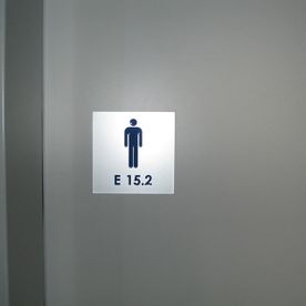 ScriptDesign Staubli WC Schild